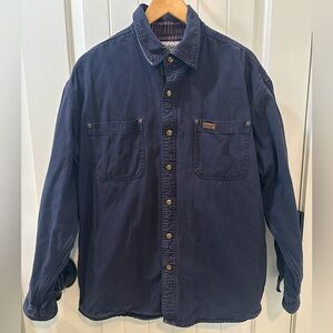 Carhartt Lined Canvas Utility Jacket Size Large Vintage 90s Workwear